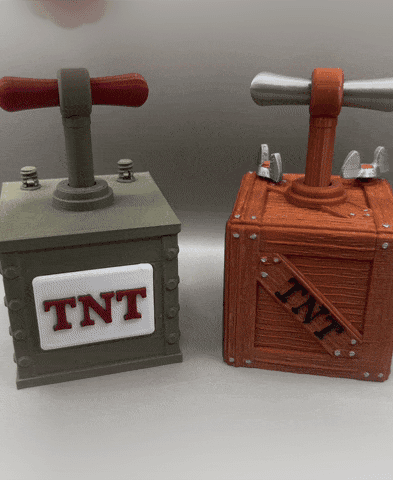 Fidget TNT Detonators 3d model