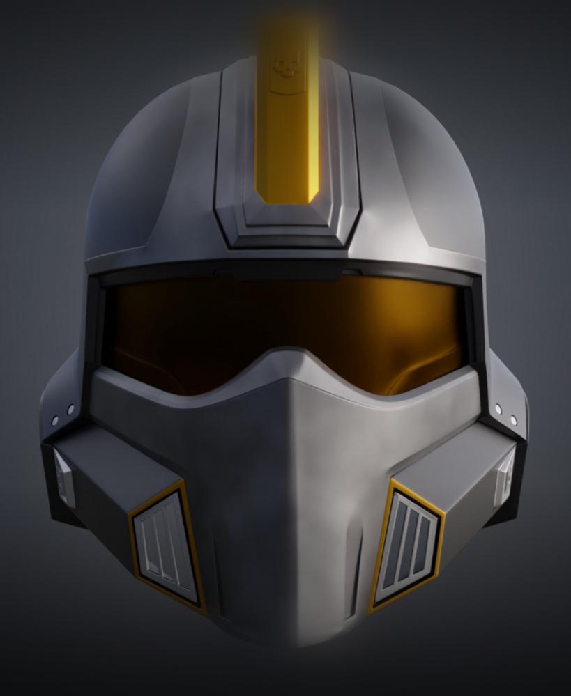 Helldivers 2 DP-40 Helmet 3d model