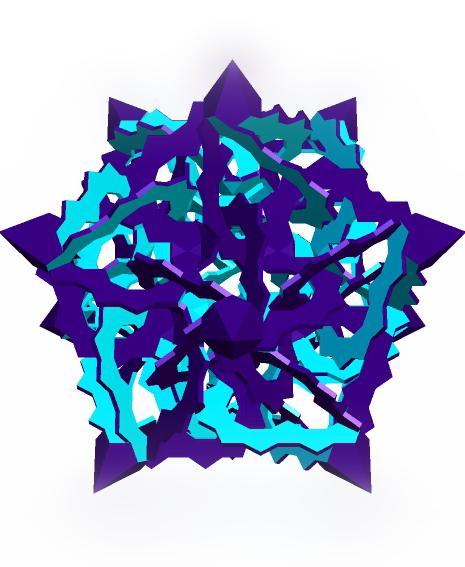 ESCHER STELLATED DODECAHEDRON 2 3d model