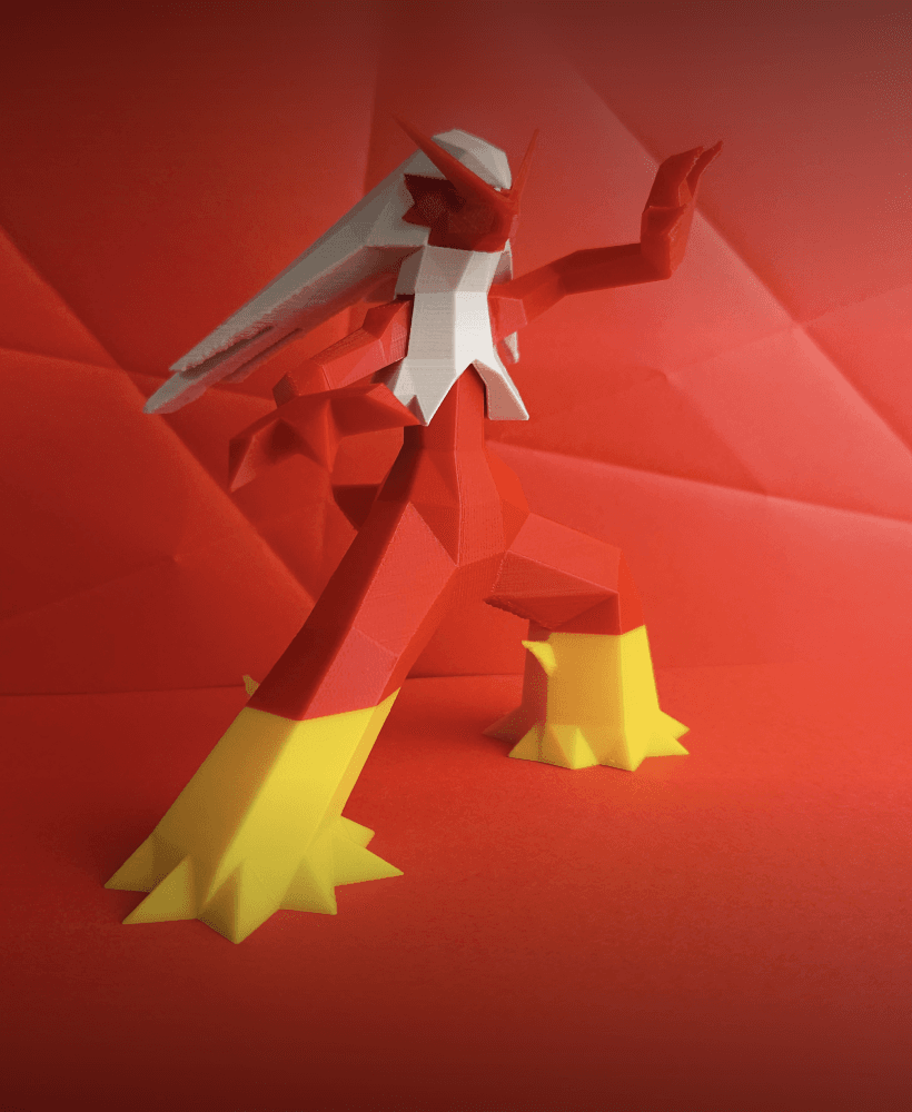 Blaziken Low Poly 3d model