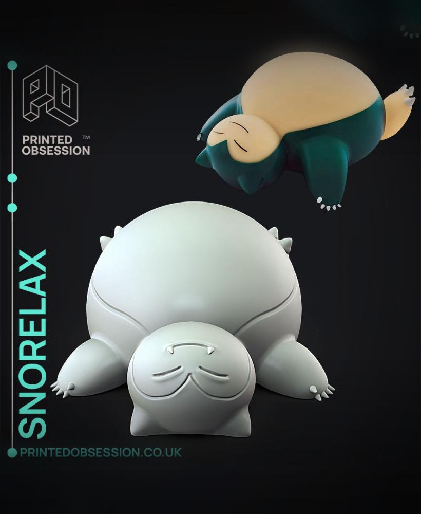 Snorelax - Pokemon - Fan Art 3d model