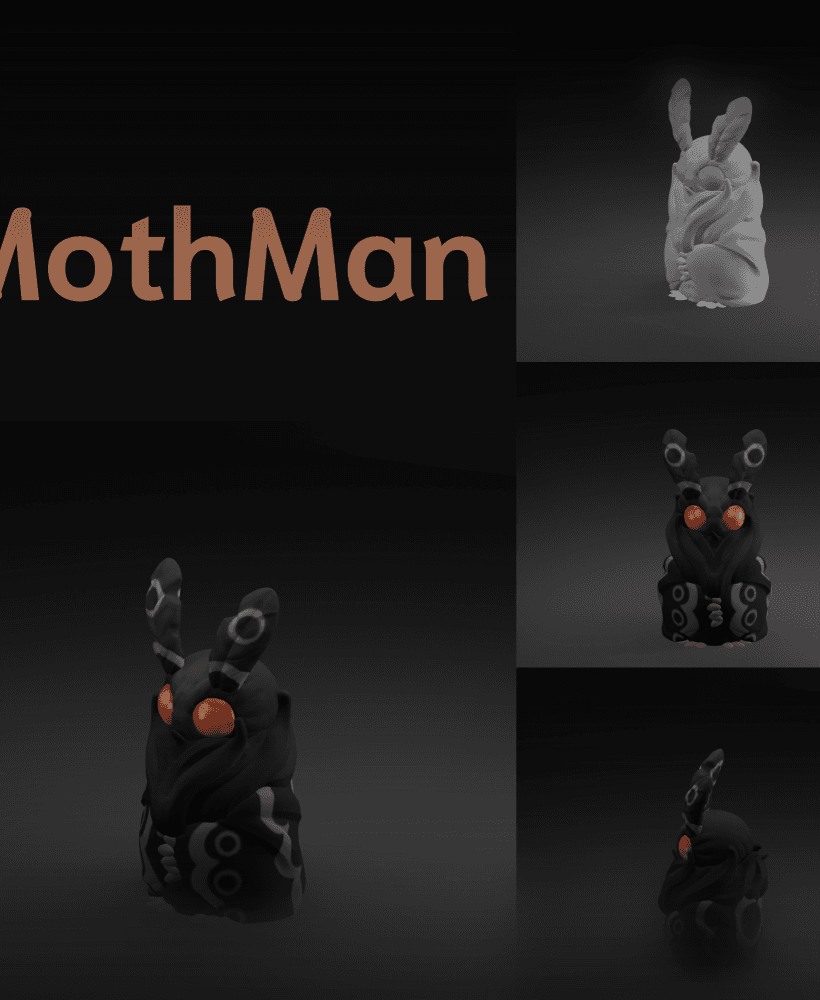 mothman 3d model