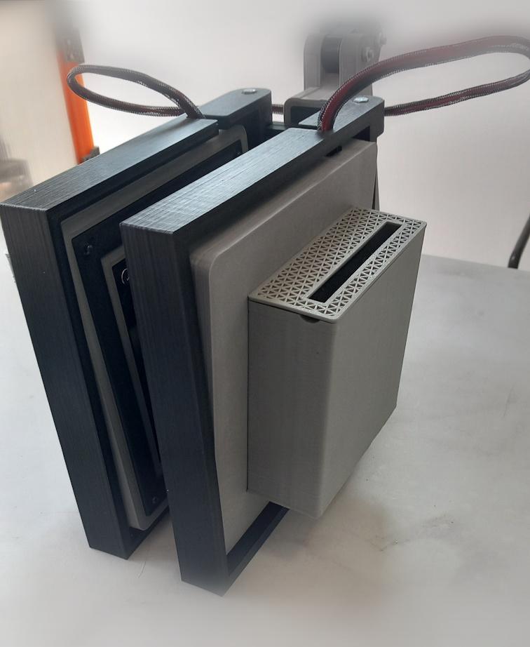 Modular Filter Box for 120mm fan - laser engraver, soldering etc. 3d model