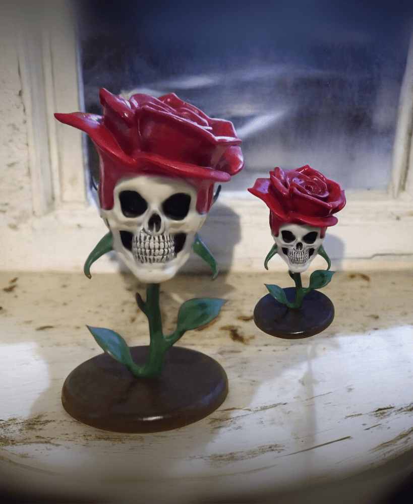 Rose Skull 3d model