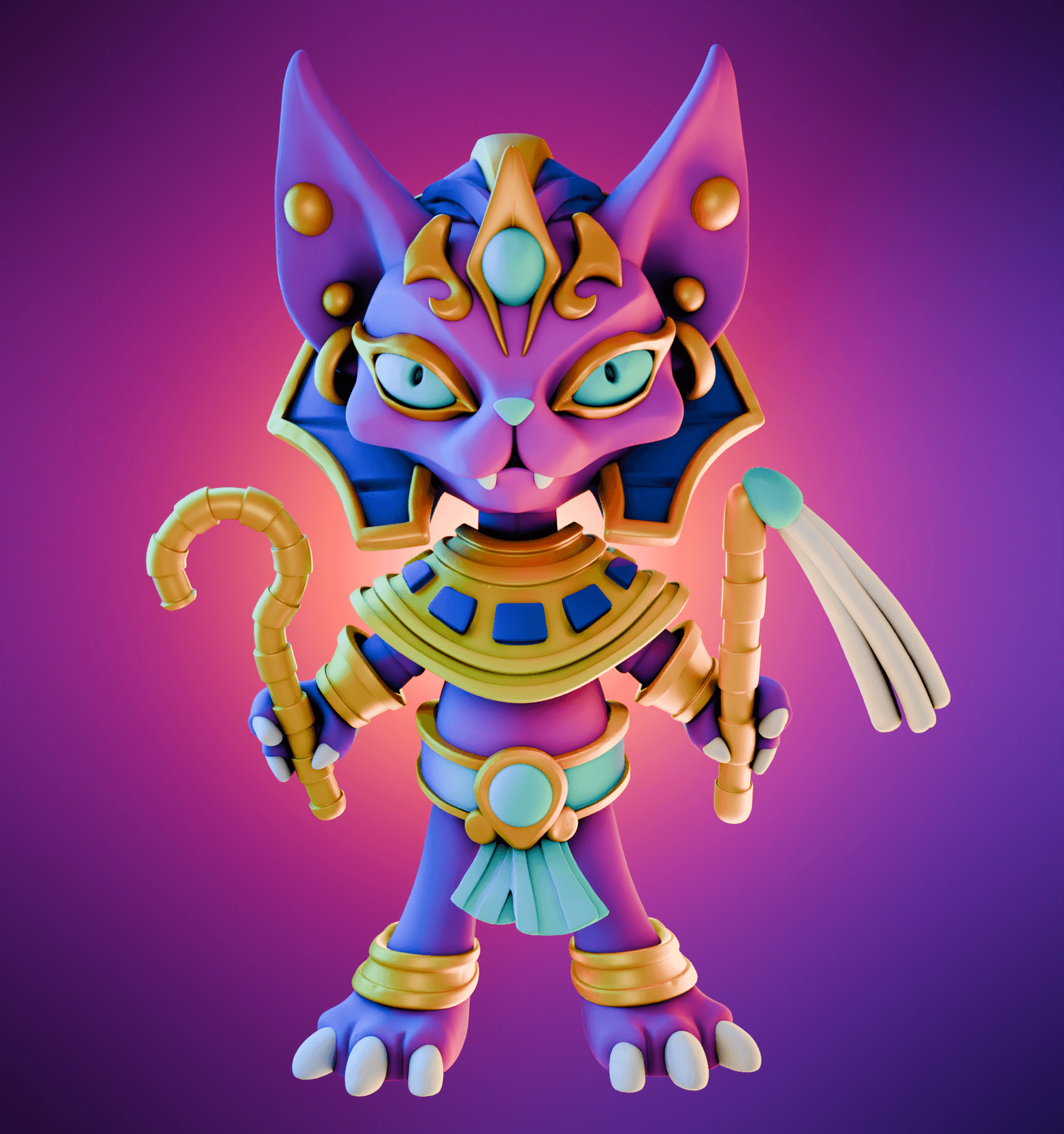 Pharaoh Cat, July 2024 Exclusive!