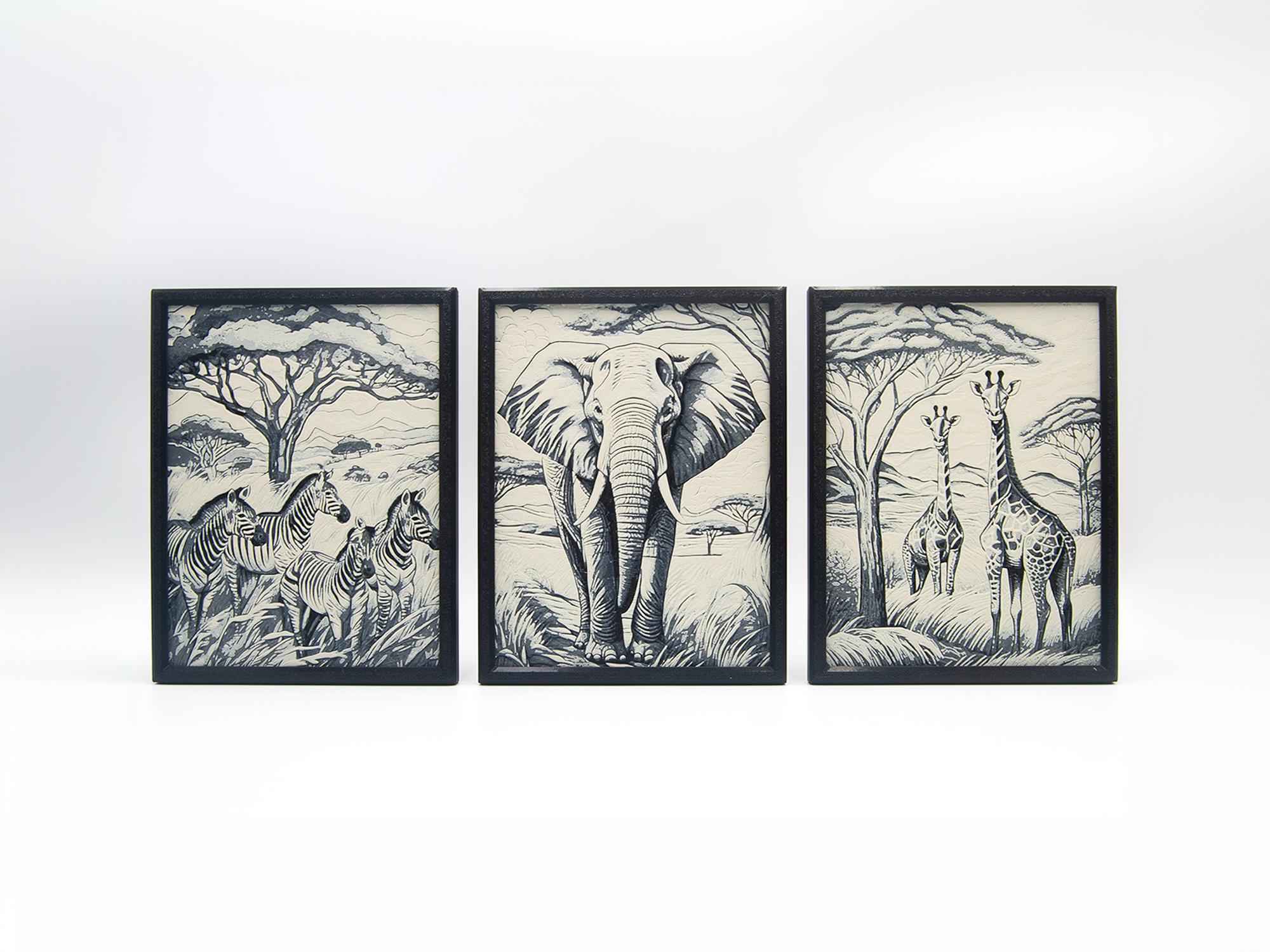 Savanna Wildlife Wall Art