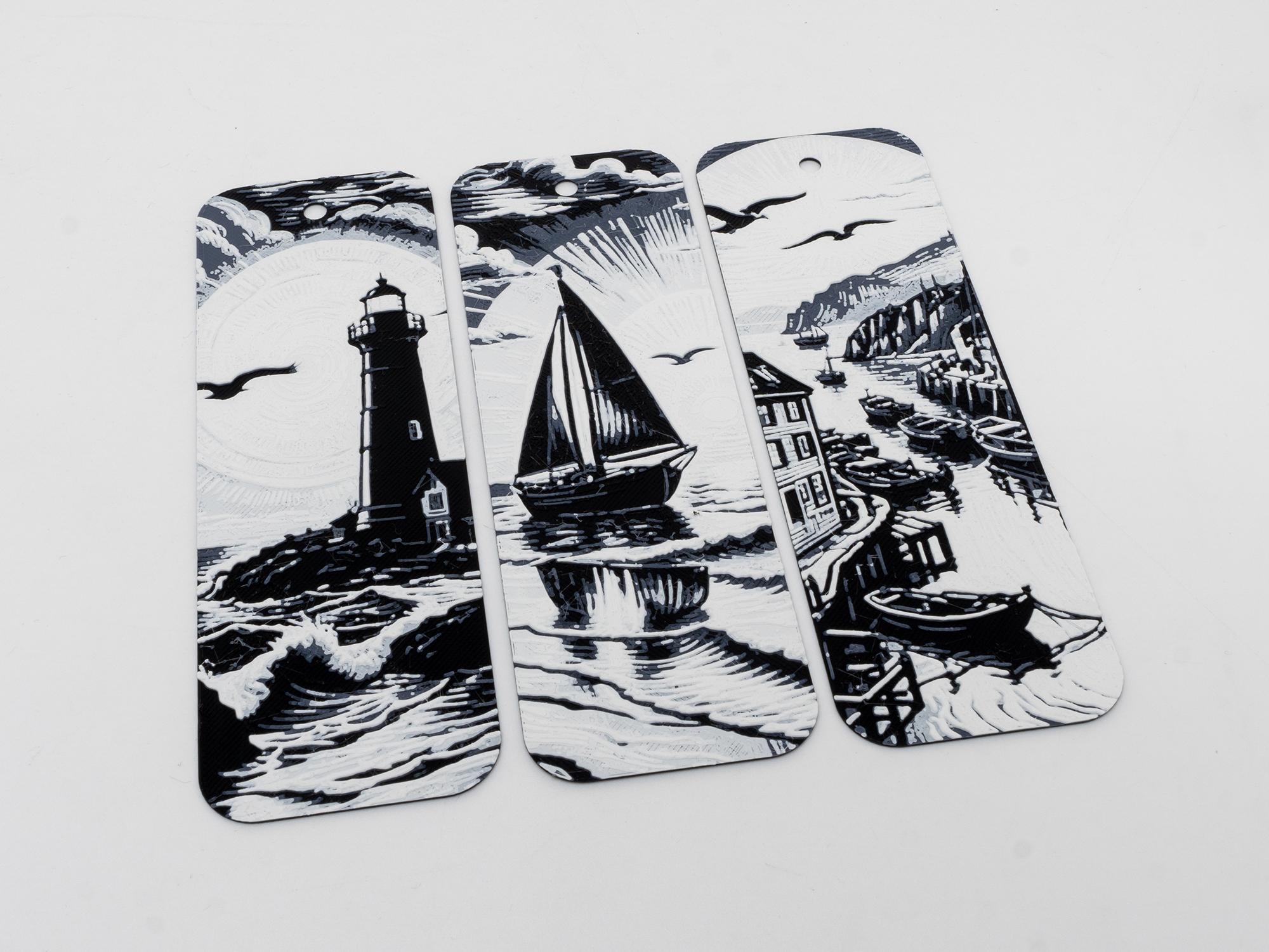 Coastal Village Bookmarks