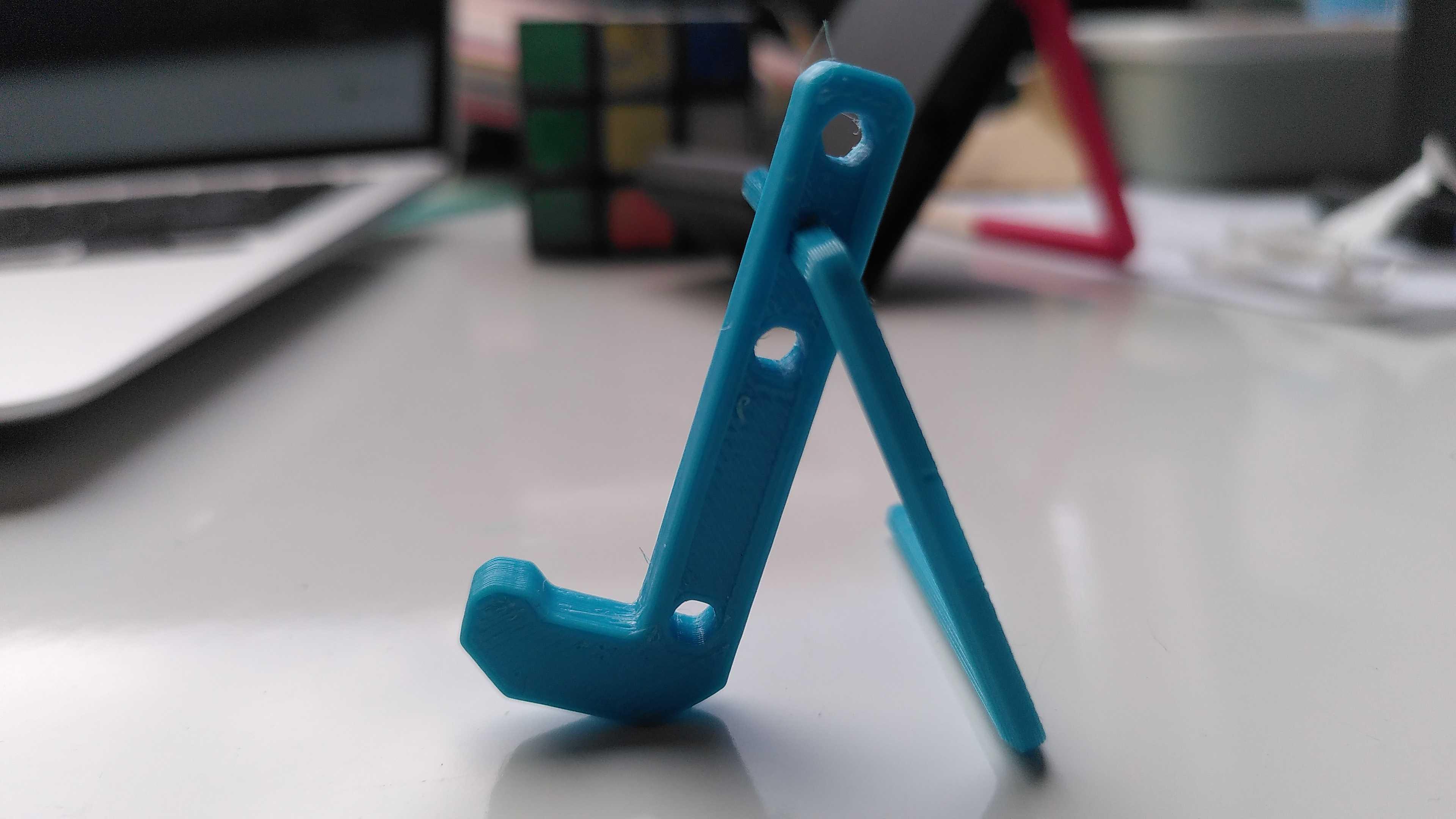 Prototyping adjustable phone stand improvements