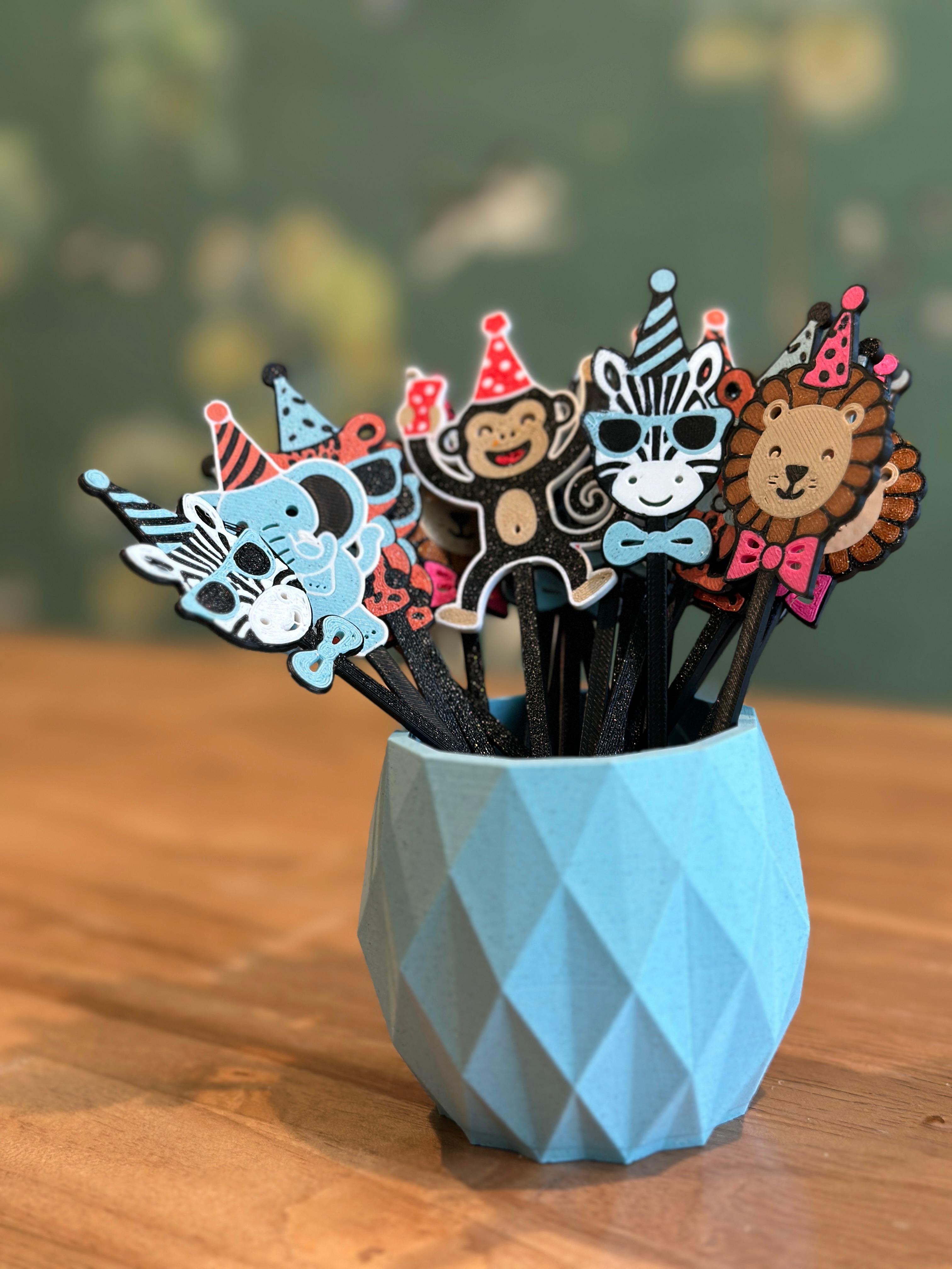 🦁Party Animal Stir Sticks🥳