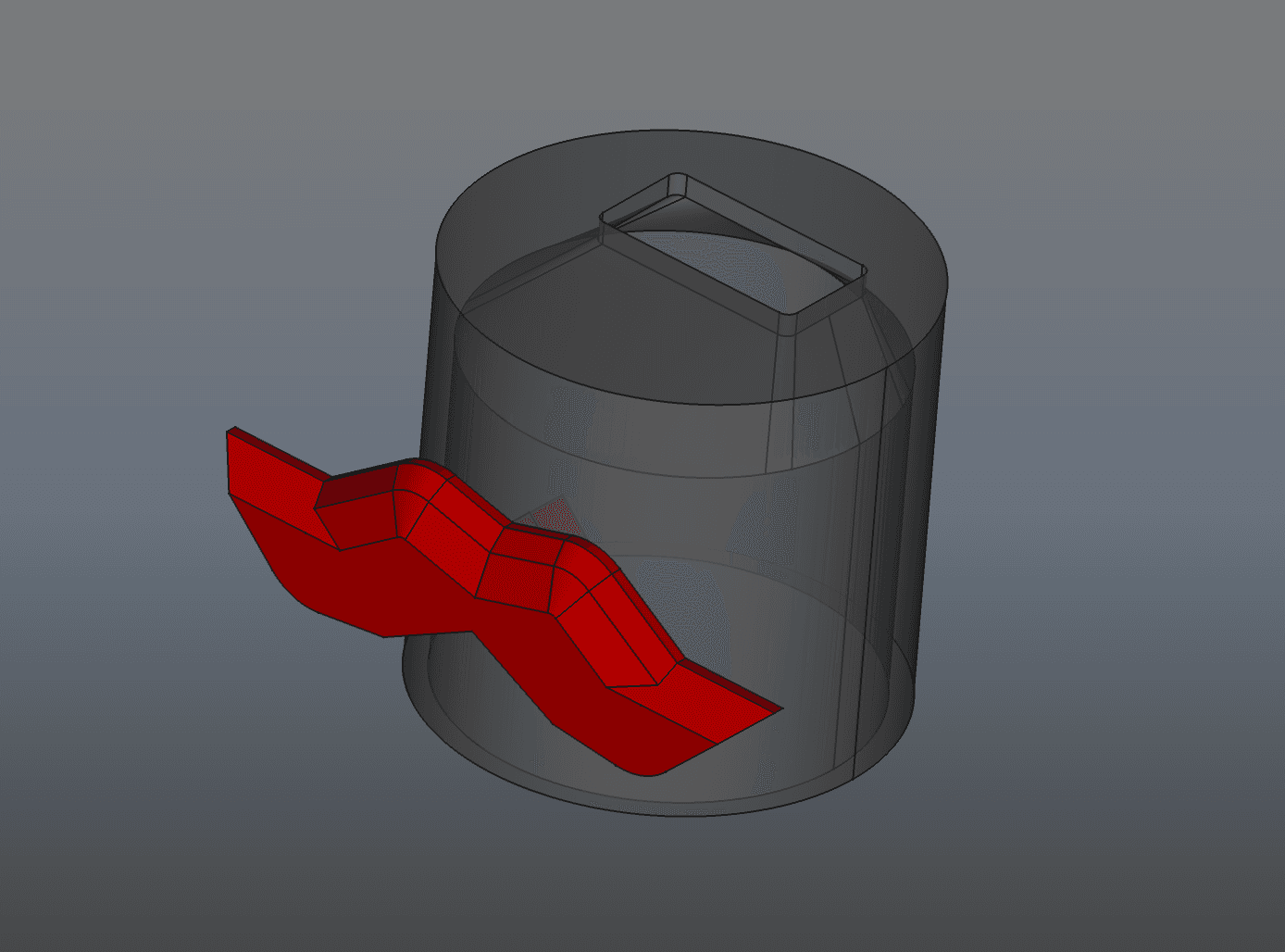 Recreating the main mask model for my player token.