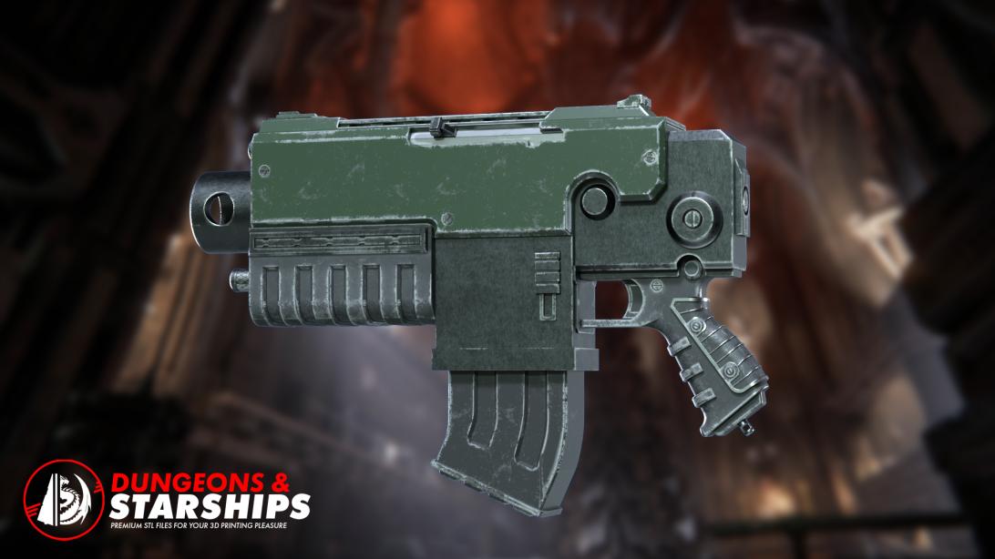 New File Alert! Locke Mk IIb Spearhead Boltgun - Warhammer 40k Darktide