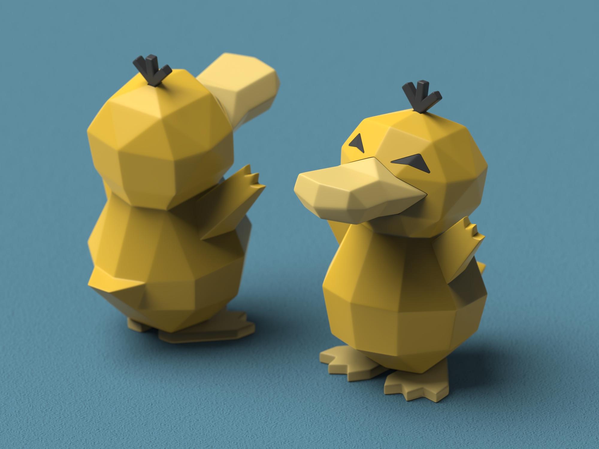 Low-poly Psyduck 🦆 NOW AVAILABLE