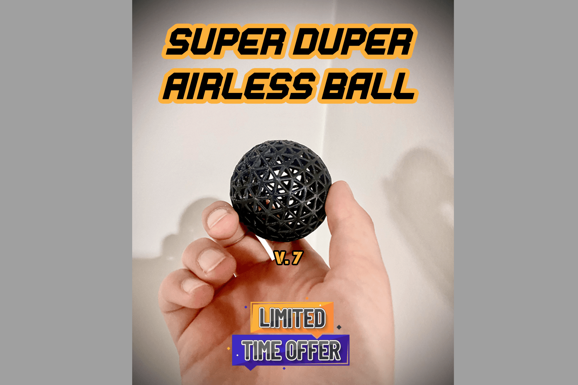 The SUPERDUPER Airless Ball