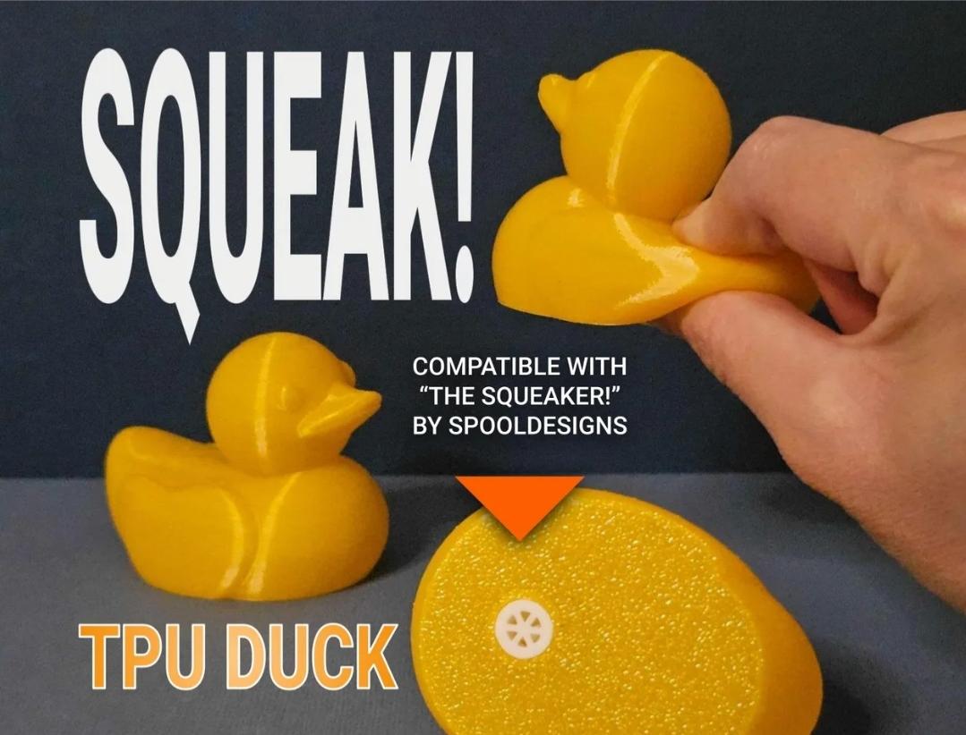 3D printed squeaky toys!