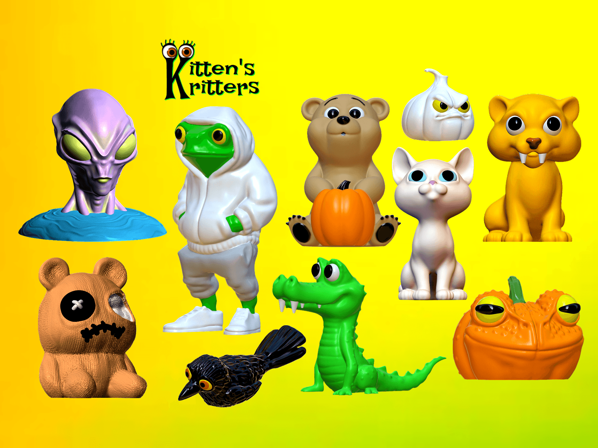 Take a Peek at Kitten's Kritters!