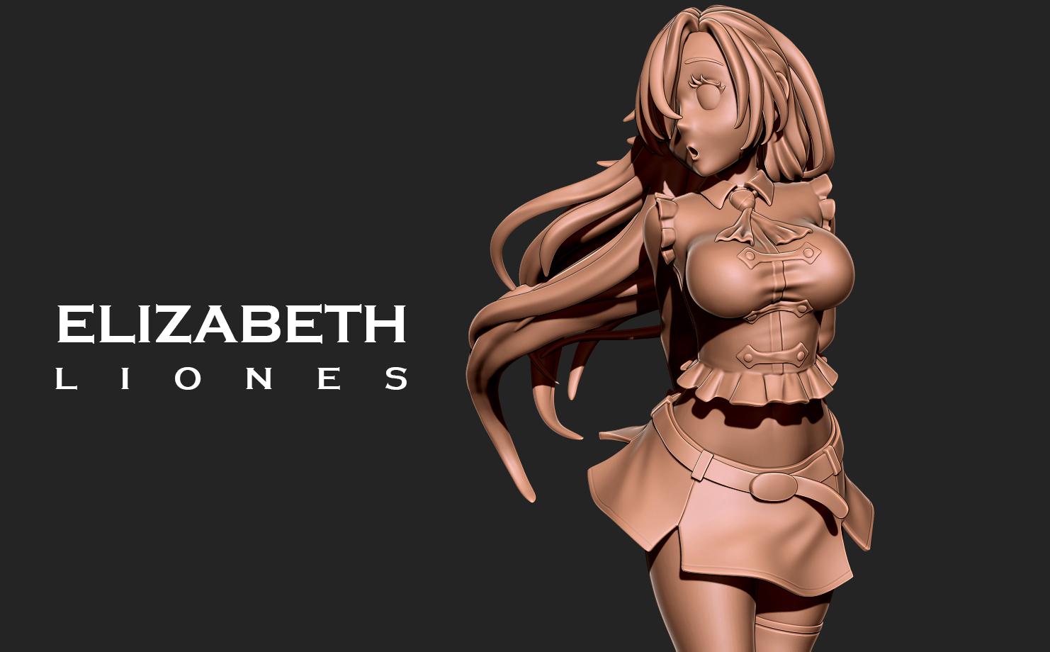 Elizabeth liones 3d print model 