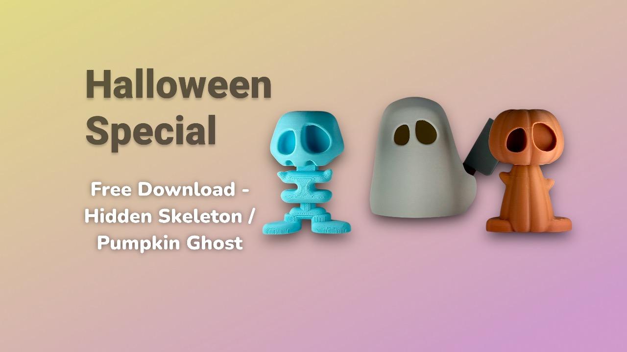 FREE Hidden Pumkin / Skeleton Ghost Toy - Halloween