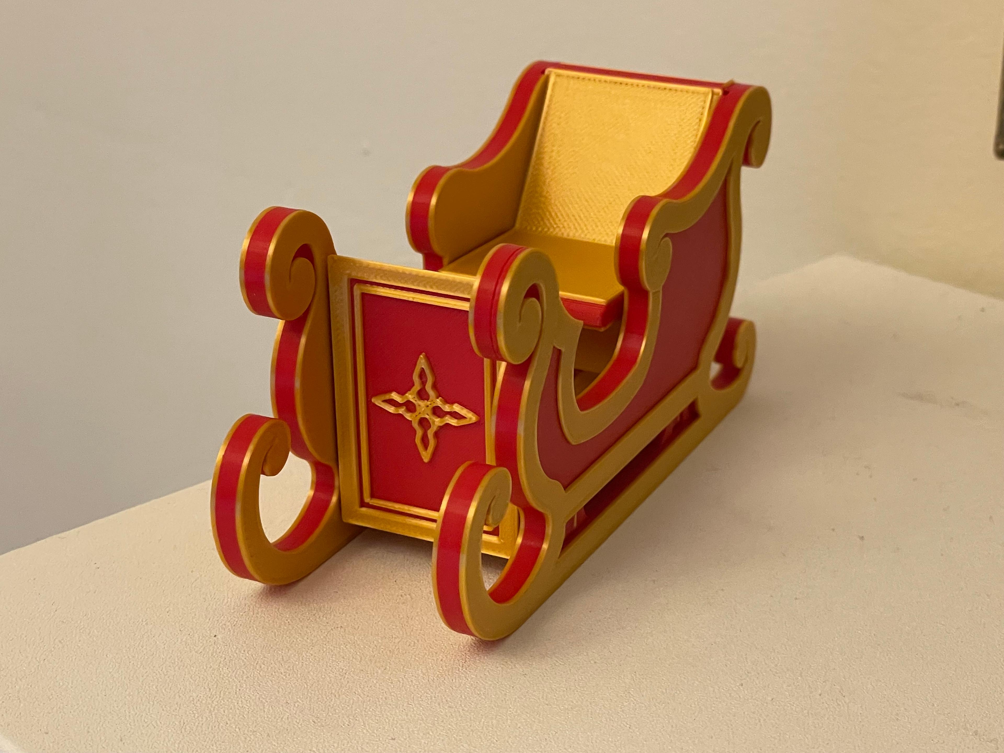 RetroMaker Santa Sleigh Flatpack