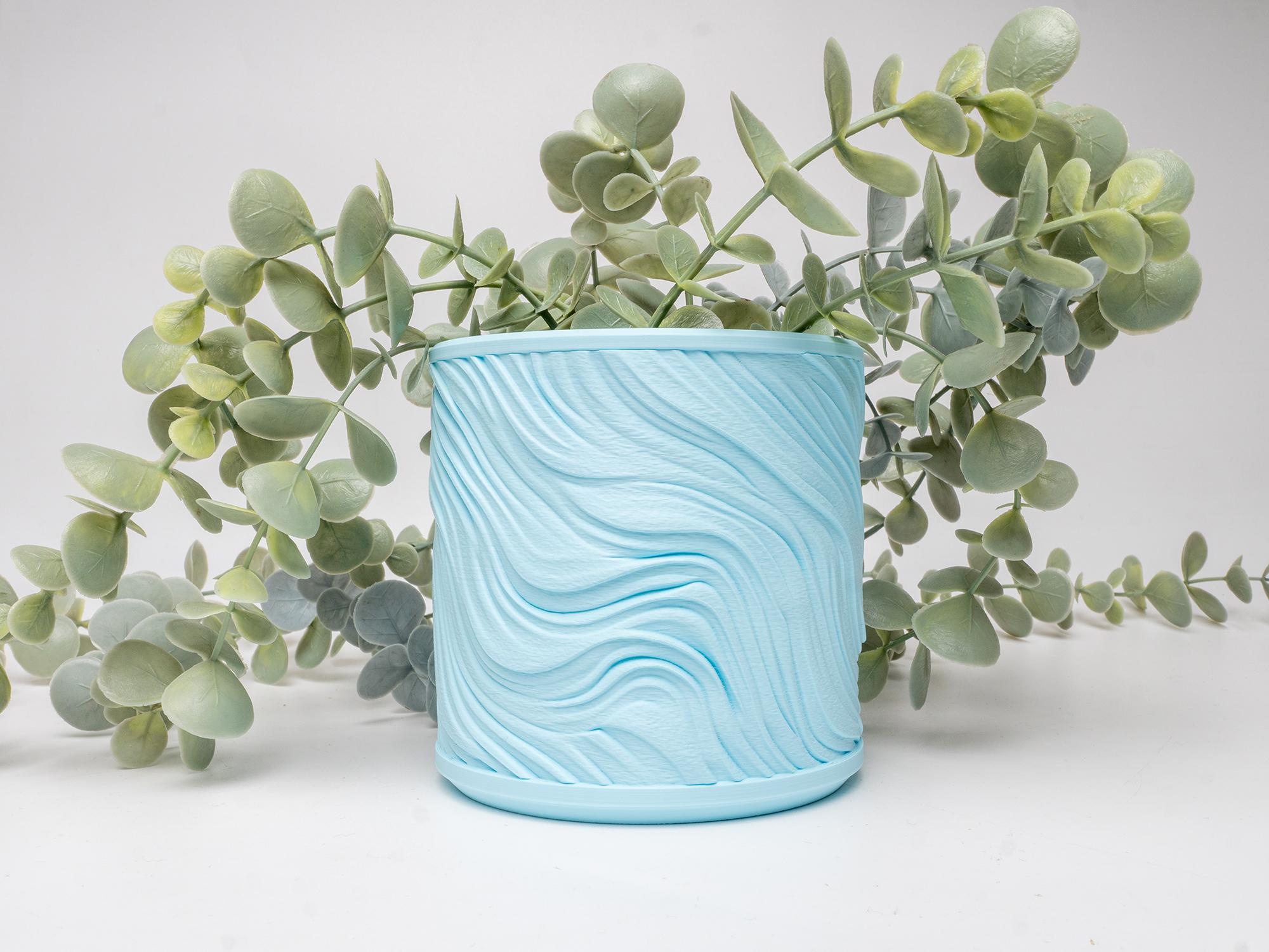 Organic Swirl Planter Round