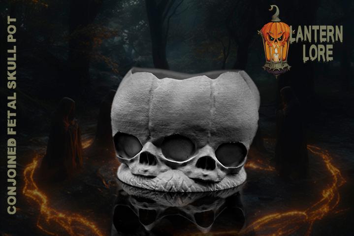 Conjoined Fetal Skull Pot (Pre Supported) *New Release*