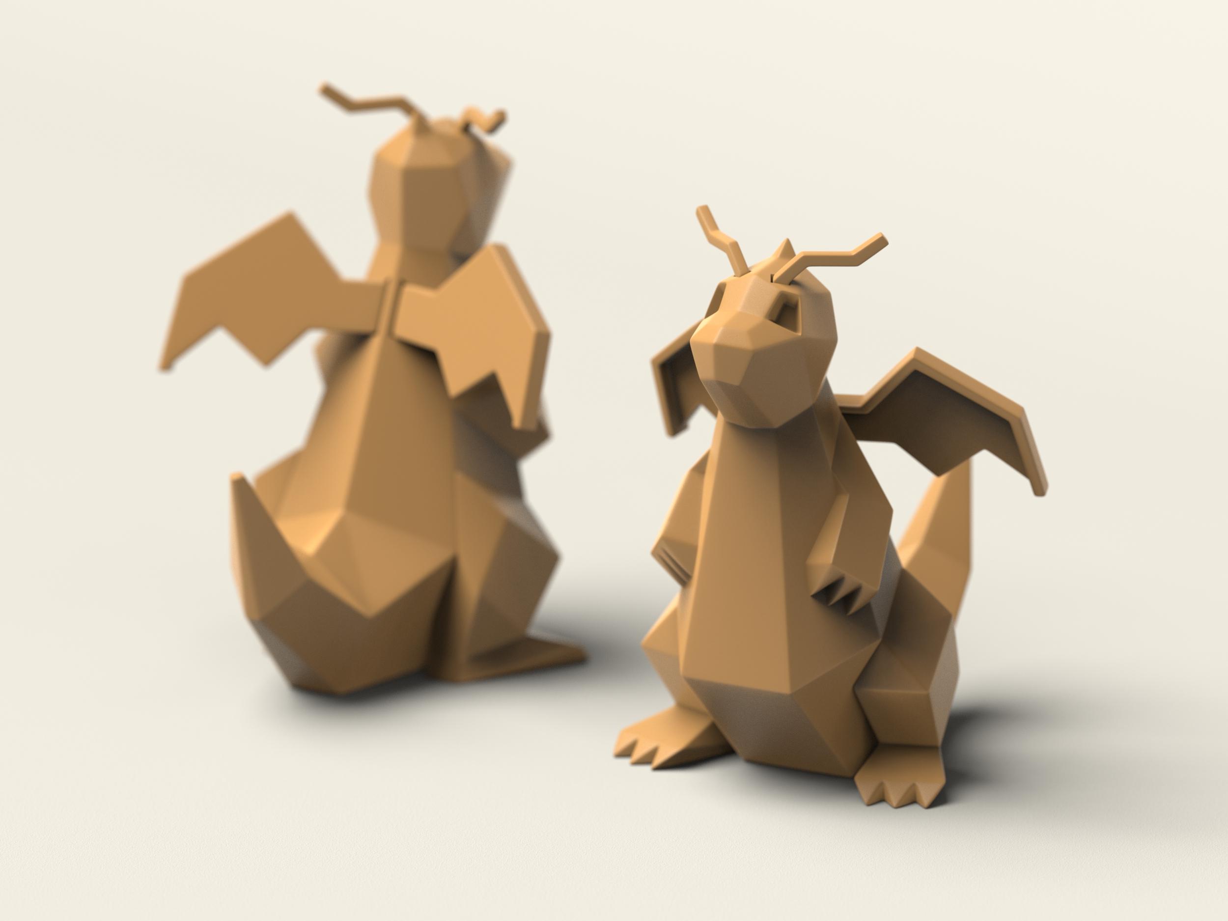 Low-poly Dragonite - NOW AVAILABLE!