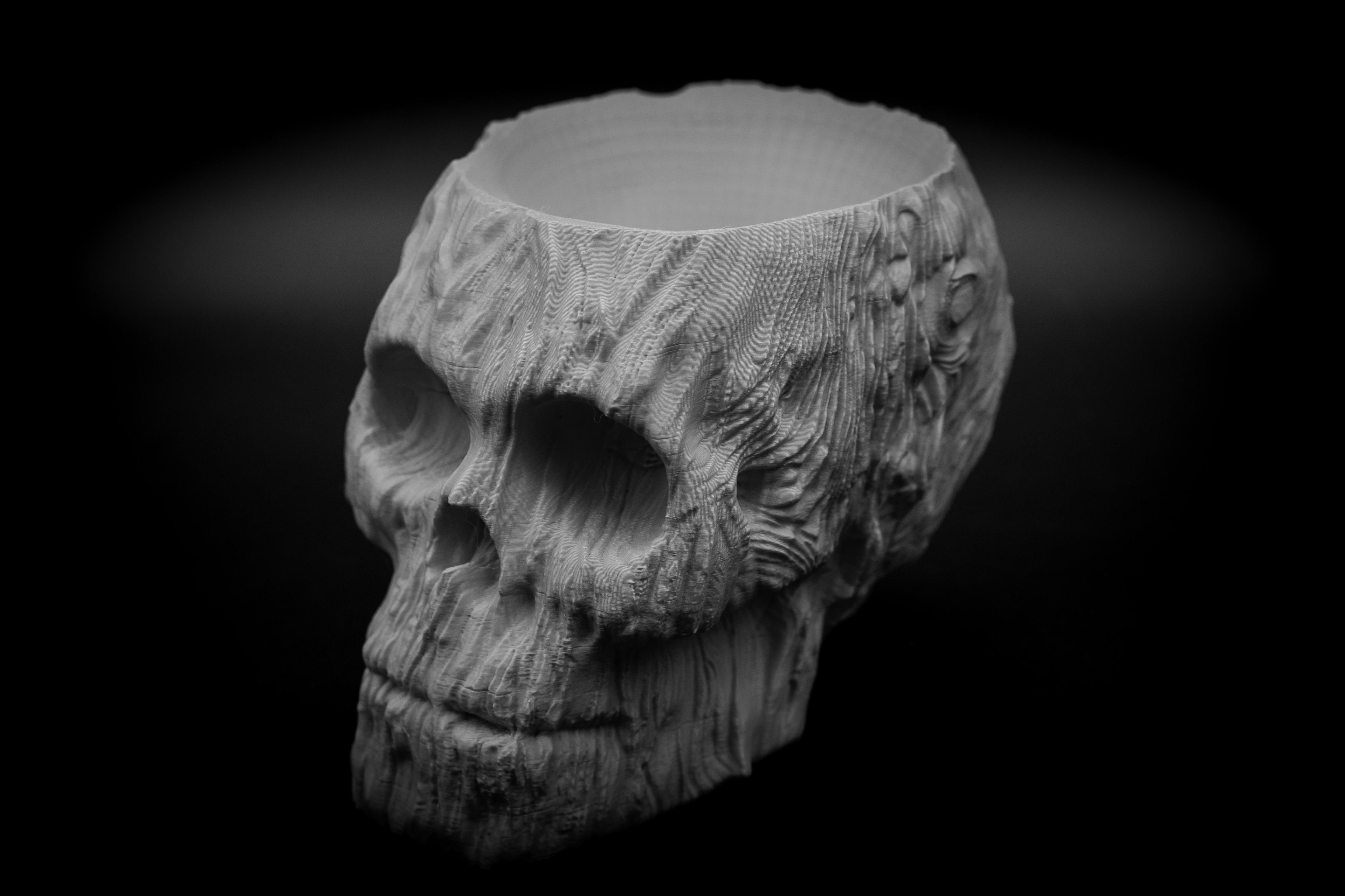 Forest Spirit Skull Pot (Pre Supported) *New Release*