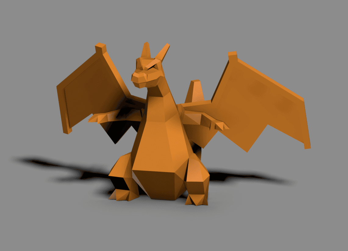 Low-poly Charizard (BETA) now available