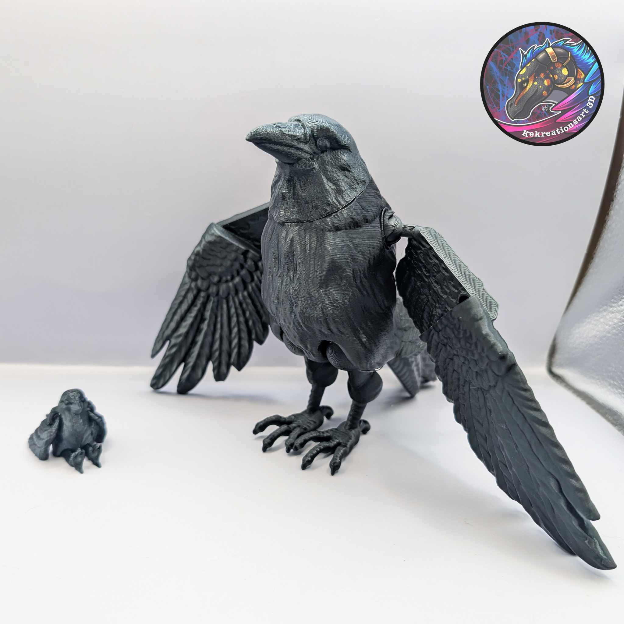 FLEXI Raven + Baby Keychain EARLY ACCESS