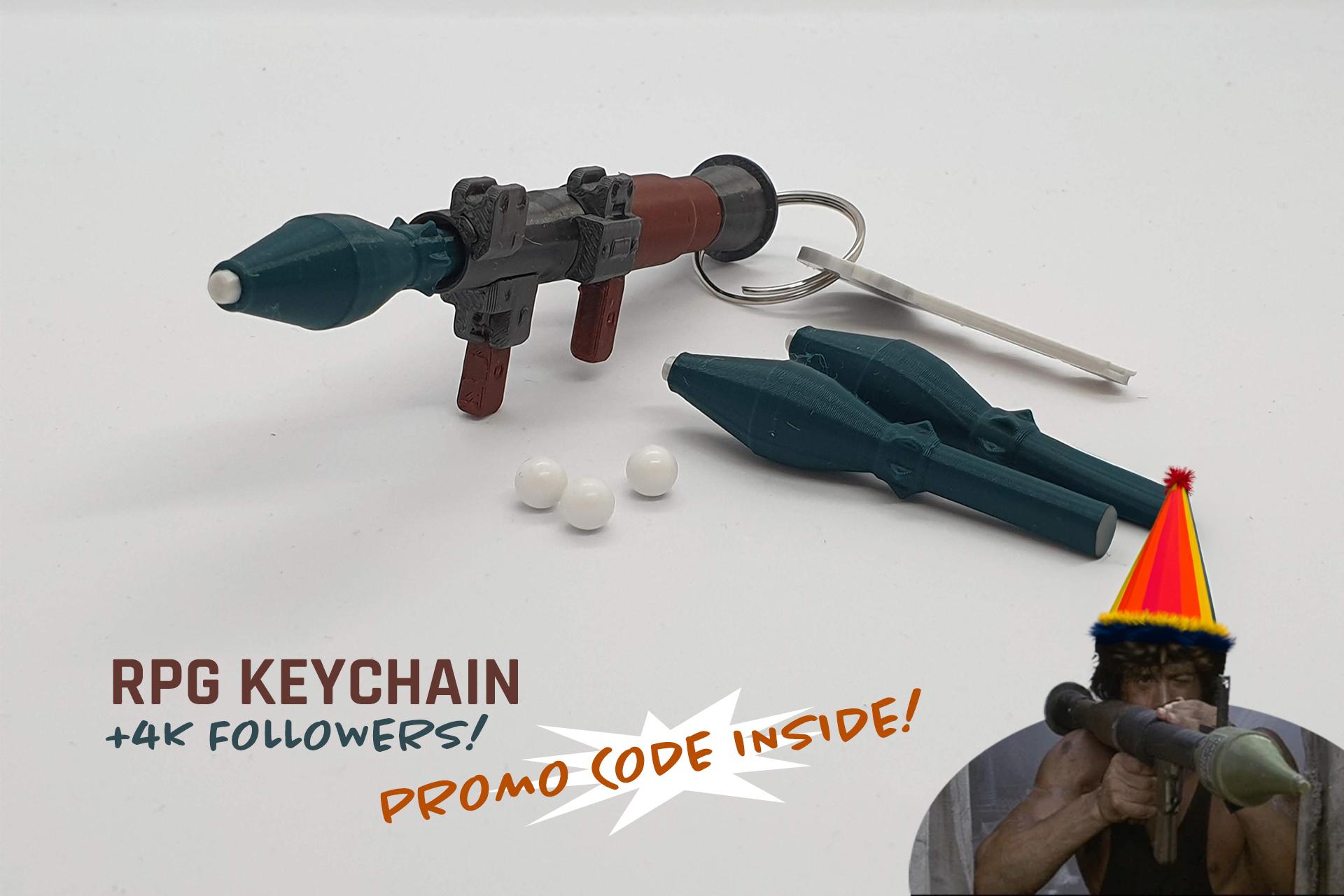 New release: RPG Keychain + 4K followers!