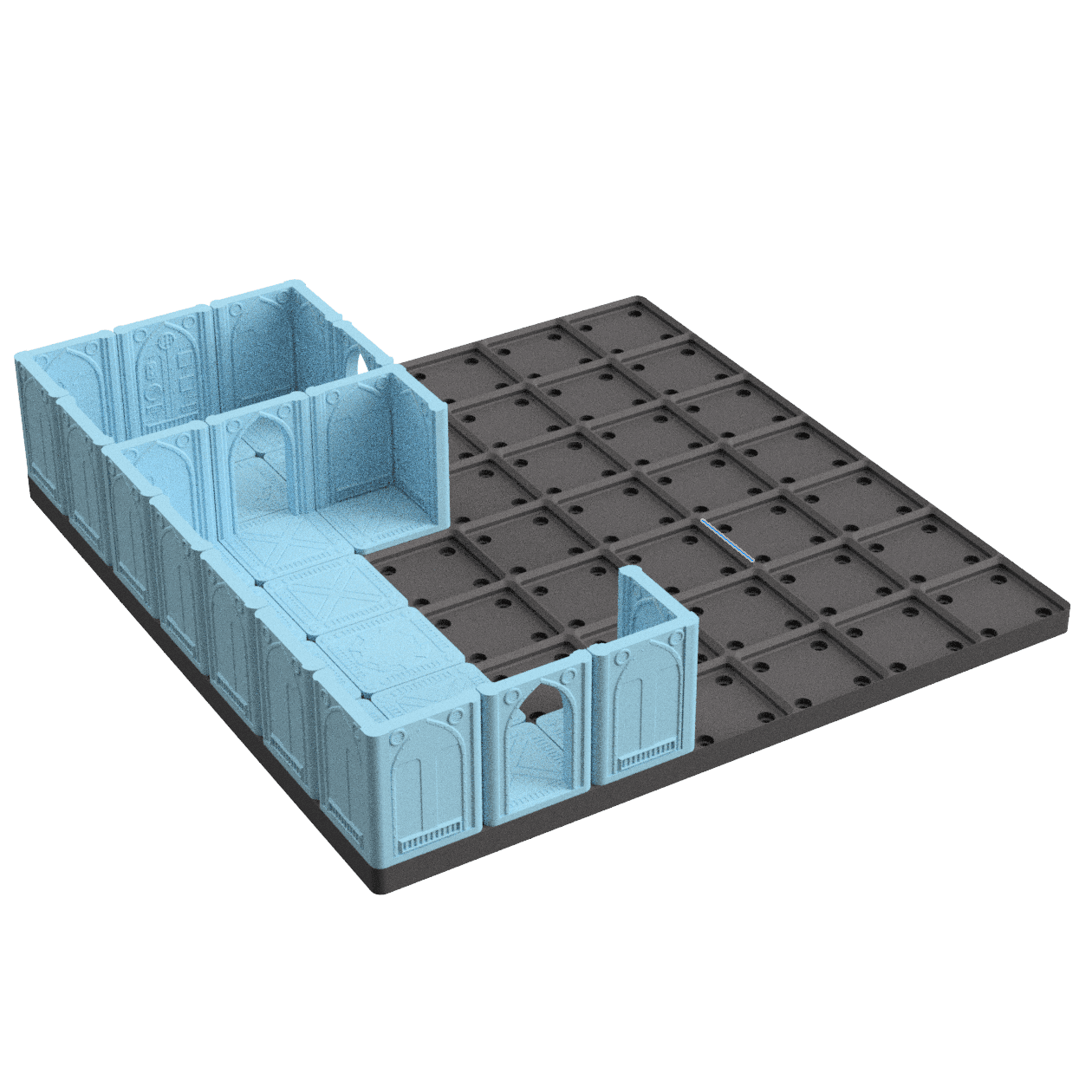 Gridfinity Tabletop - Spaceship