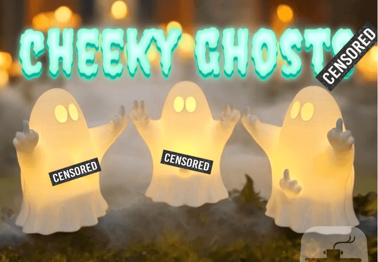 Cheeky Ghosts Candle Holders now available!