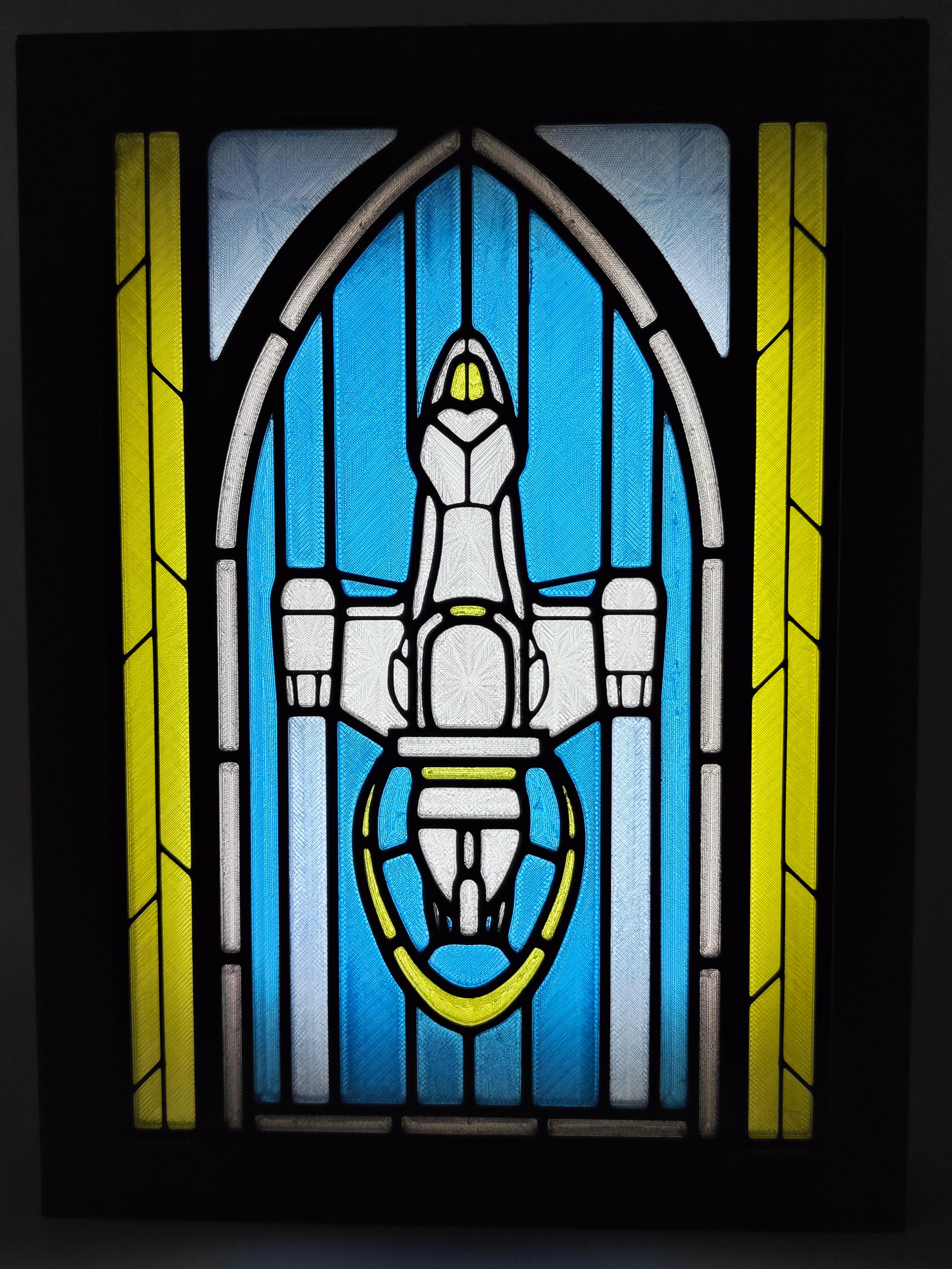 Firefly Serenity Stained Glass Light Box