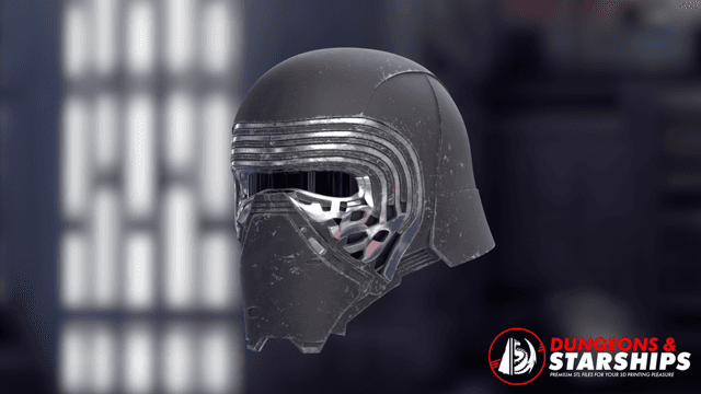 New File Alert! Kylo Ren’s Helmet TFA