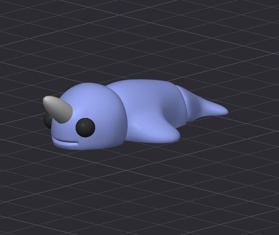 Mini-Monster #6 Baby Narwhal