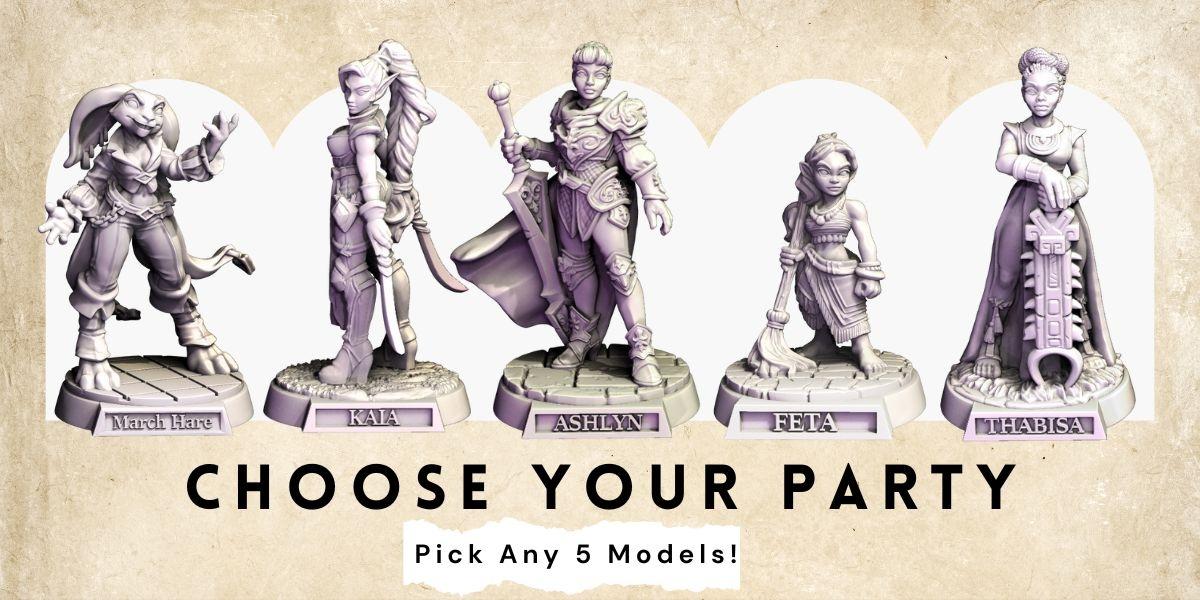 Choose Your Party - Pick any Six Models