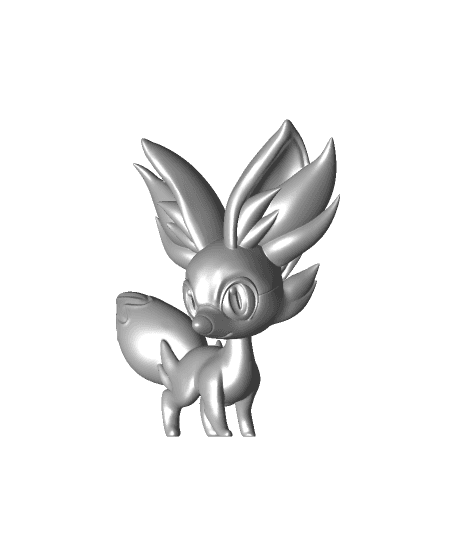 Fennekin - Pokemon - Fan Art 3d model