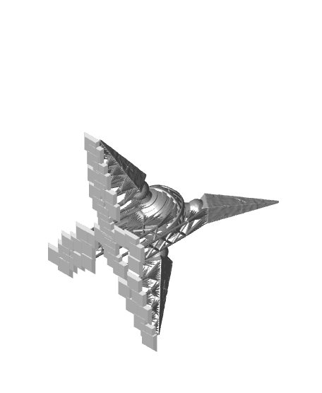 Caltrops 3d model