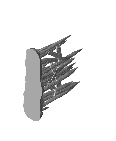 Goblin Palisades 3d model