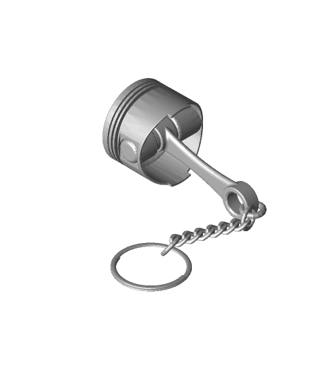 Piston KeyRing.stl 3d model