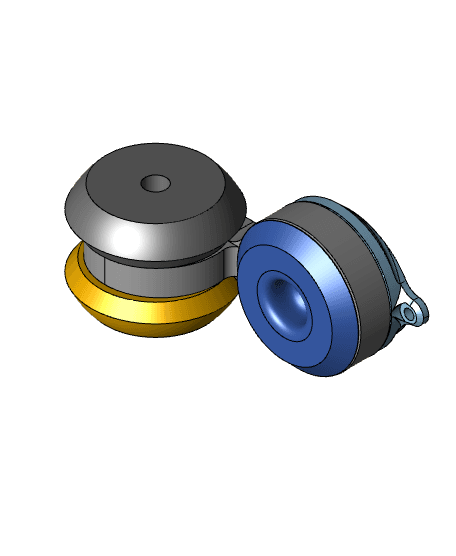 DIY Caster Wheel 3d model