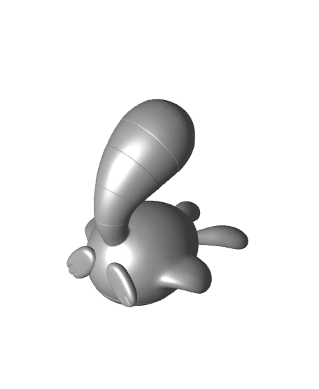 Pokemon Sentret #161 - Optimized for 3D Printing 3d model