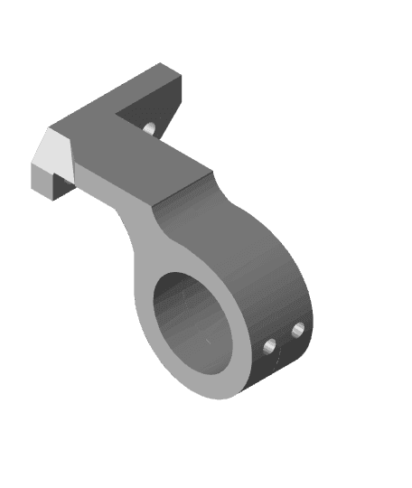 HMG7.2 Creality OEM Medium Left Mount 18mm.stl 3d model