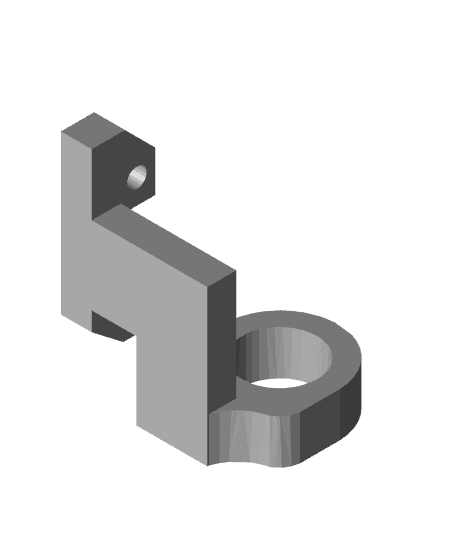 HMG7.2 EZABL-OEM Close Left Mount 12mm .stl 3d model