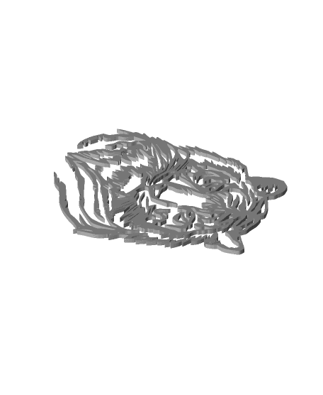 Realistic 3D tiger 3d model