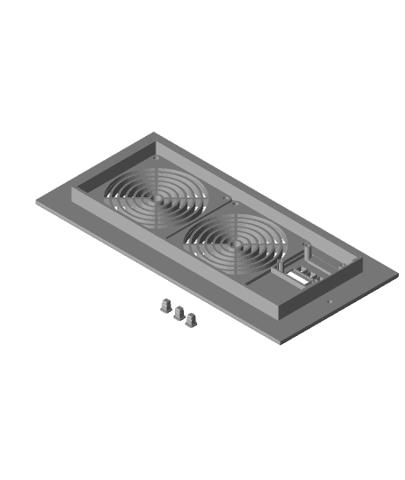 4X10 VENT BOOSTER 3d model