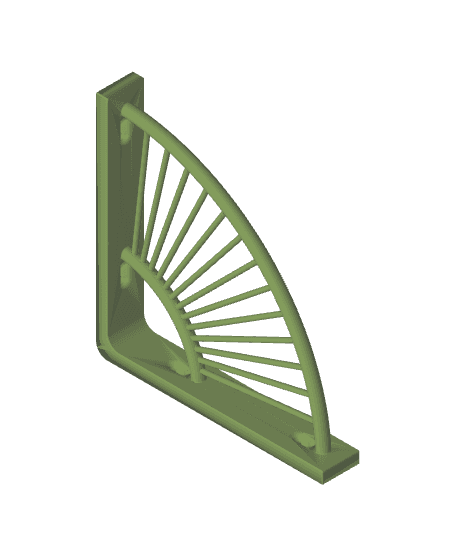 Radiant Shelf Bracket 3d model