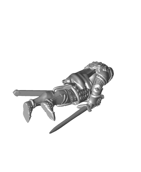 Knight frog helmet 01 3d model