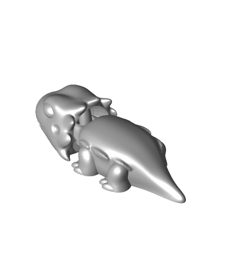 Bearded Dragon Chibi Keychain 3d model