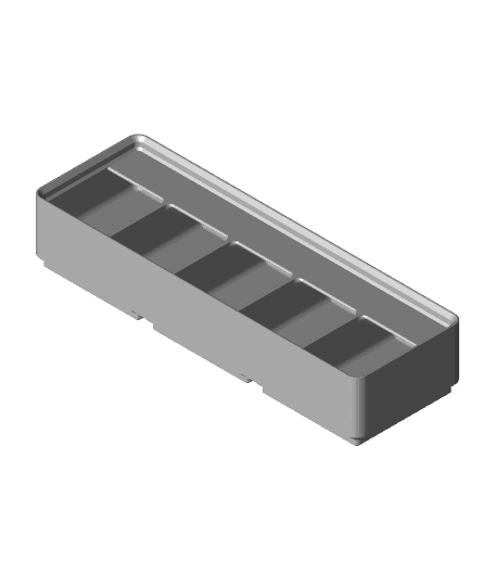 Divider Box 3x1x3 5-Compartment.stl 3d model