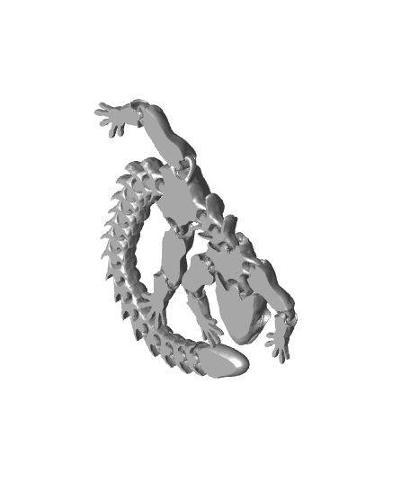 Funny Lizard Gecko - Articulated - Print in Place - No Supports - Flexi 3d model